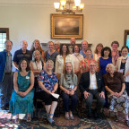Gathering of current and former AES faculty, staff, directors, and alumni. June 25th, 2022 at the Manor House.