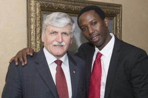 General Dallaire and Dallaire Scholar Emmanuel Habimana