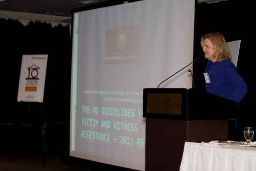 Heather Cartwright discusses the new Attorney General's Guidelines for Victim Assistance.