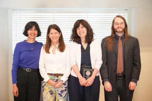 Left to right: Sidra Kamran, assistant professor of Sociology, Jennifer Hubbert, professor of Anthropology and Asian...