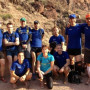 Earthrise Clinic Director Craig Johnston, top, 2nd from right, with the 2013 Earthrise Grand Canyon Run team.