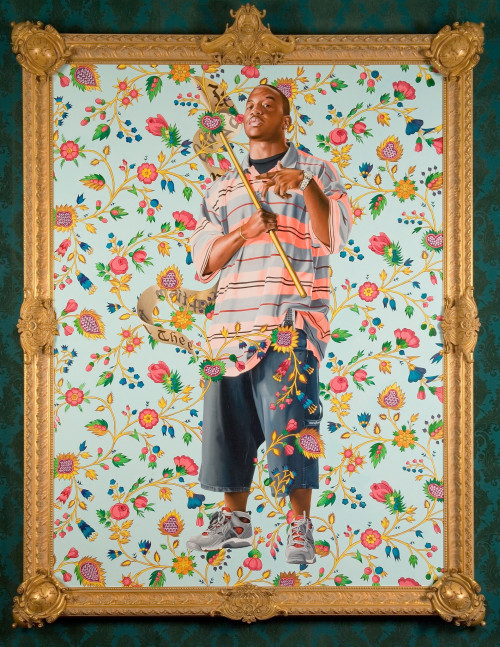 Kehinde Wiley St. John the Baptist II (Columbus) 2006 Oil on canvas 96 x 72 inches The Nasher Museum of Art at Duke University, Durham pa...