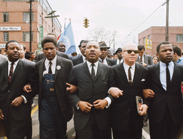 Dr. Martin Luther King, Jr.  March from Selma to Montgomery.