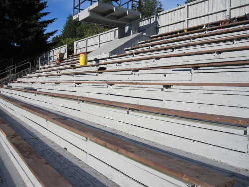 Griswold Stadium Seating - Before