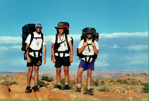 Desert backpacking circa 1996
