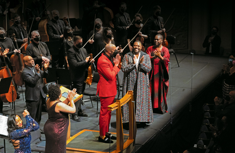 The Oregon Symphony and Portland's Resonance Ensemble joined forces to present the world premiere of An African American Requie...