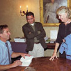 Robert F. Kennedy Jr. signs copies of his new book, Crimes Against Nature, in Frank Manor House.