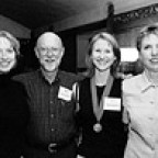 Right: Cindy Dawson, Doug Kunsman '70, Stephanie Kunsman '04, and Judy Jensen Kunsman '72.