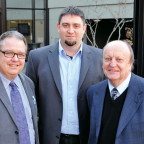 Doug Erickson, Jeremy Skinner BA '00, and Paul Merchant