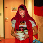 Anna Tapfer CAS '10 in German dress