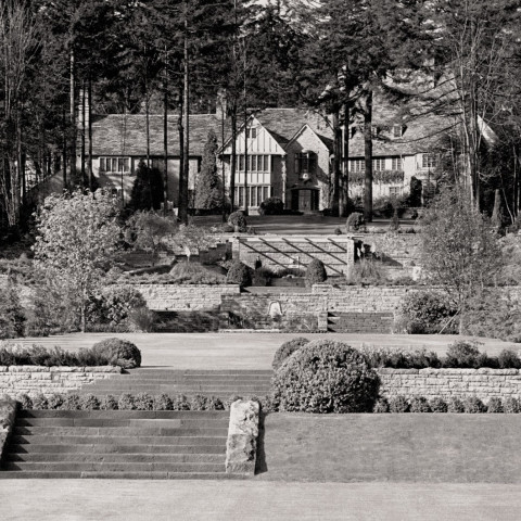 Frank Manor House and garden terraces (ca. 1930)