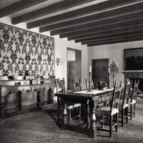 Manor house dining room (ca. 1930)