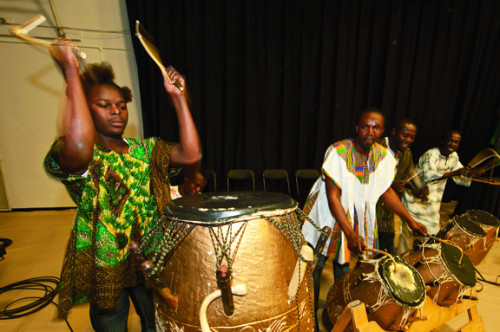 Installation Ceremony – The Obo Addy Ghanaian Drummers helped open the ceremony.