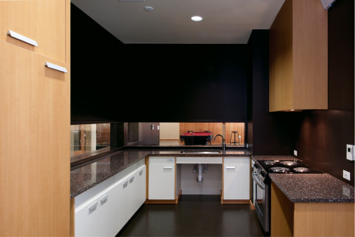 Group-oriented kitchens.