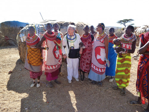 Turner has spent a lifetime traveling the world. She visited Kenya while in her early 90s.