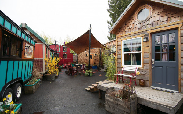 Delman is co-owner of Caravan−The Tiny House Hotel in Northeast Portland.