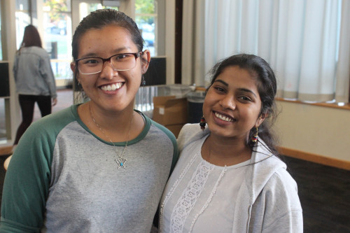 Vinaya and Nhi smiling at the success of Open House !