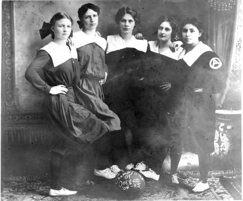 1905 Women's Basketball Team Founded in 1889, the women's basketball team won the 1905 state championship, defeating Oregon Agricultural ...