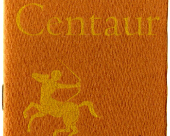 cover page of Centaur Press book pamphlet