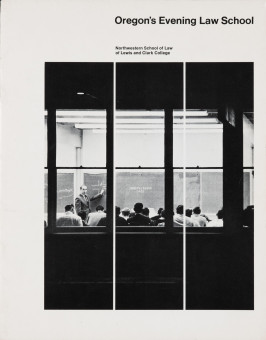 Northwestern School of Law of Lewis & Clark College brochure, ca. 1966