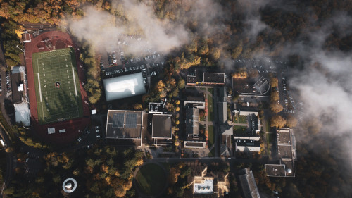 Campus from above 