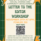 Letter to the Editor Workshop