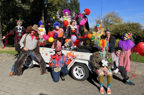 Clowns on the Loose, by the Advancement Team
