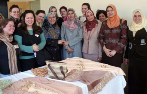 The faculty of Specific Education at MU's rural campus prepared a display of sewing and embroidery arts for the students and offered a to...
