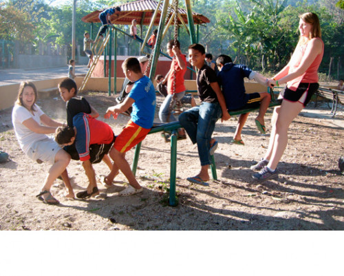 While the trip carried a vast array of emotions for everyone, we fit lots of childish play in with the Tamarindo Youth Group. Kids rangin...