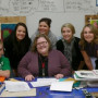 Janice Packard M.A.T. '94 with her students at Estacada High School.