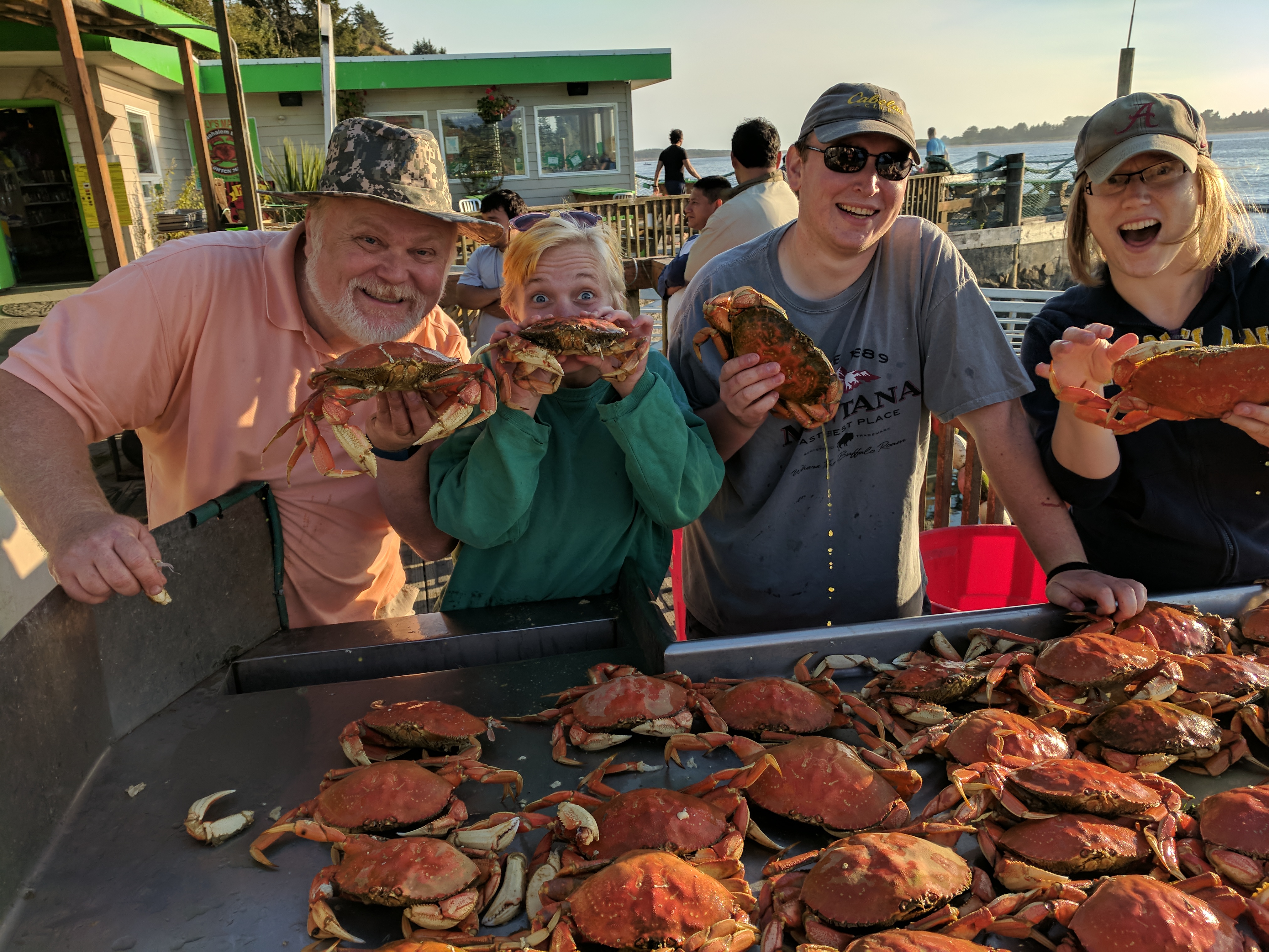 Crabbing on Oregon Coast