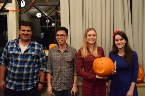 Carving competition finalist! -2015 Pumpkin Carving Party