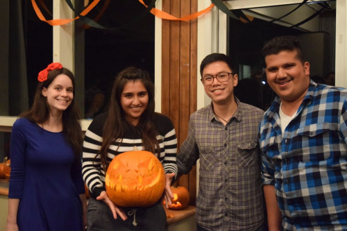 Carving competition winner! -2015 Pumpkin Carving Party
