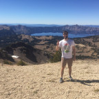 Michael visited Crater Lake earlier this month.