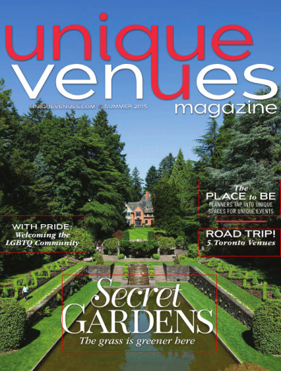Unique Venues Magazine, Summer 2015