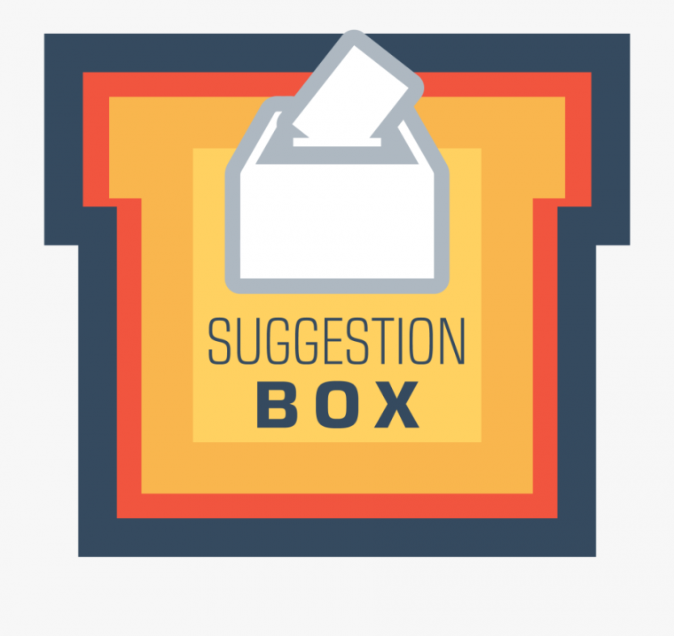 Suggestion box graphic