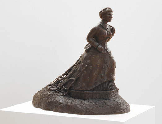 Swing Low (maquette for Harriet Tubman Memorial, 2007) cast bronze 12 x 22.5 x 24 inches. Courtes...