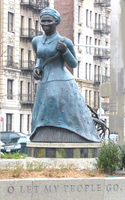 Swing Low: Harriet Tubman Memorial (2008) 122nd and Frederick Douglass Ave. New York, NY, 13?x21?...