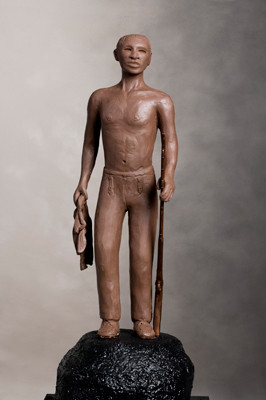 York: Terra Incognita (maquette, 2009) cast bronze, 16.5 x 5.5 x 9 inches.