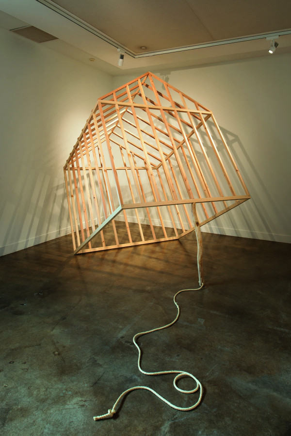                                        2011         Wood and rope         127 x 85 x 122 inches  ...