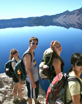 College Outdoors trip to Crater Lake