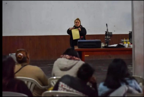 Guest speaker providing workshop. Salta, Argentina.