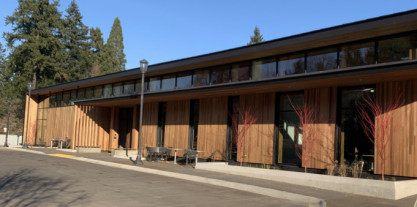 Image of the Stephanie J. Fowler Student Center at Lewis & Clark College