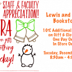 Join us for our annual Staff & Faculty Appreciation Day Tuesday!