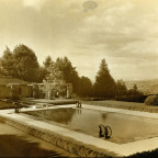 outdoor pool, historical image