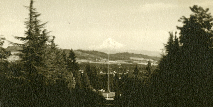 1944: The view of Mt Hood.