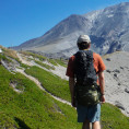 Hiking at Mt St Helens