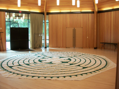 Labyrinth in Gregg Pavilion