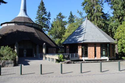 Chapel and Pavilion in Spring