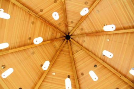 Pavilion Lights and Ceiling